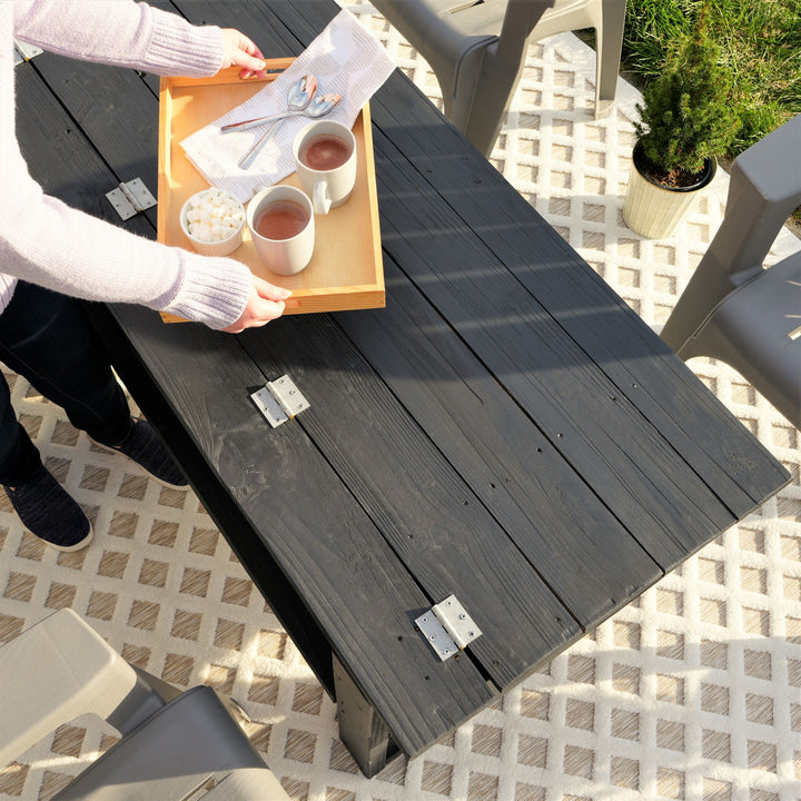 Outdoor Table with built in Storage