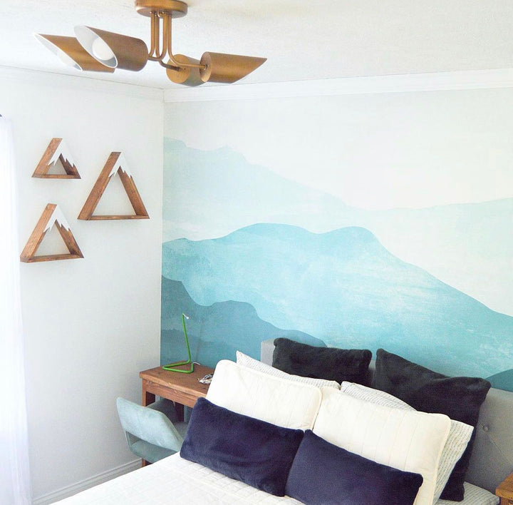 Charlie’s Mountain theme bedroom with Anewall